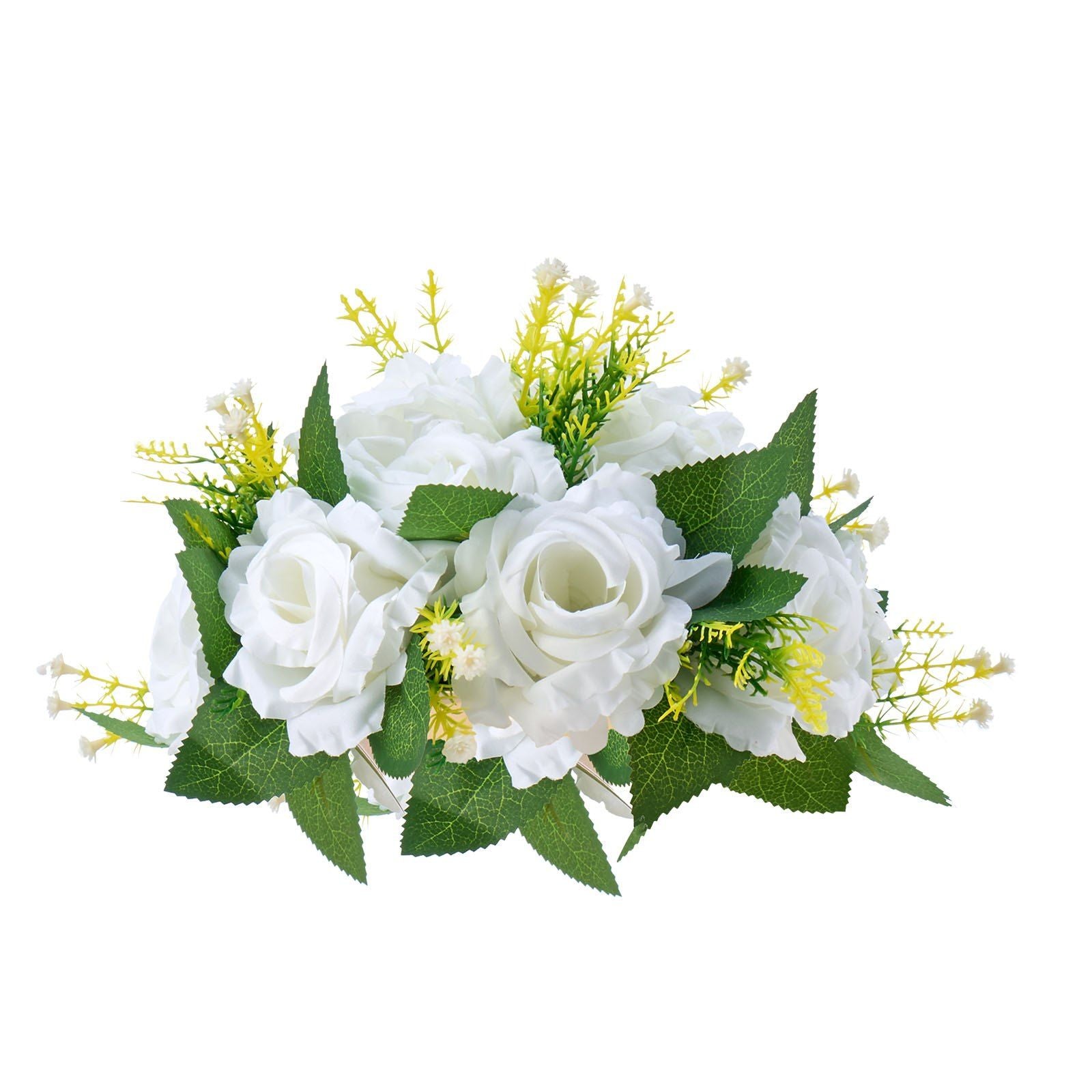Flower Balls Arrangement Bouquet 10 PCS, 240 mm Diameter Artificial Flower Balls Wedding Rose Centerpieces, V952-ZSHQQXBS95IN2EZMO001V0