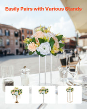 Flower Ball Arrangement Bouquet 10 PCS, 240 mm Diameter Artificial Flower Balls Wedding Table Centerpieces, V952-ZSHQQXXBSBS9XFFOK001V0