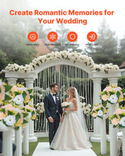 Flower Ball Arrangement Bouquet 10 PCS, 240 mm Diameter Artificial Flower Balls Wedding Table Centerpieces, V952-ZSHQQXXBSBS9XFFOK001V0