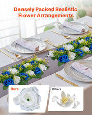Flower Ball Arrangement Bouquet 10 PCS, 500 x 220 mm Artificial Flower Balls Wedding Table Centerpieces, Faux V952-ZSHQTXLSBS190GWMF001V0