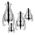Gear Puller Set 3" 4" 6" 8" 3-Jaw Bearing Puller Wheel Gear Pulley 4 PCS V952-ZSLM43468INCHX86GV0
