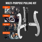 Gear Puller Set 3" 4" 6" 8" 3-Jaw Bearing Puller Wheel Gear Pulley 4 PCS V952-ZSLM43468INCHX86GV0