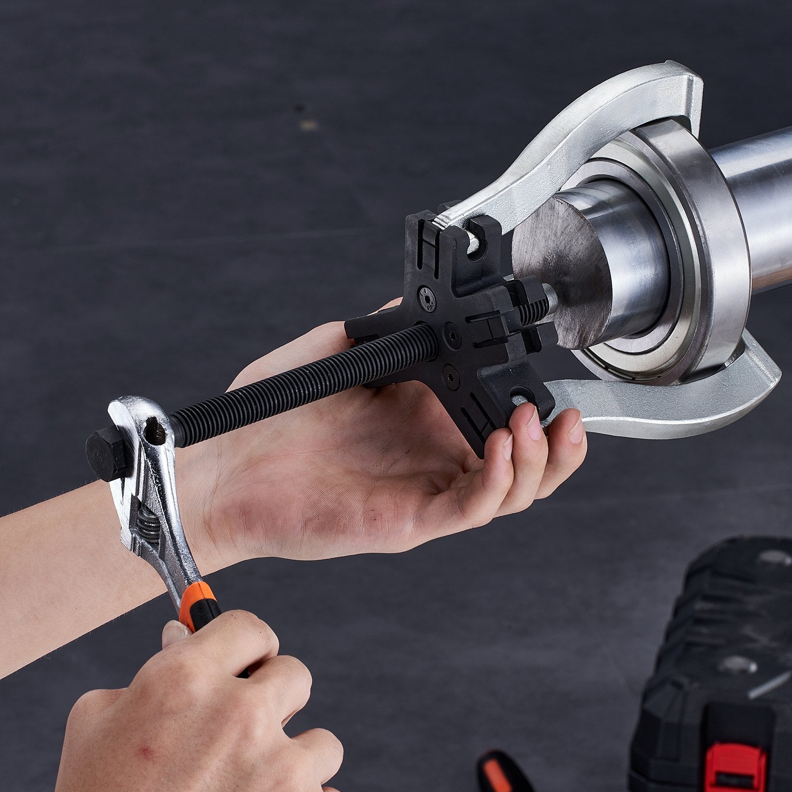 Gear Puller Set, 3" and 7" Puller Kit, 3 Jaw Gear Bearing Flywheel Pulley Removal Tool, 2 or 3 Reversible V952-ZSLMJ237INCH3C9JFV0