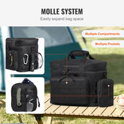 Cooler Bag 20L Insulated Lunch Bag Molle Design & Removable Storage Bags V952-ZSLZBHS20L00GPOTNV0