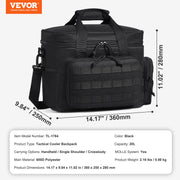 Cooler Bag 20L Insulated Lunch Bag Molle Design & Removable Storage Bags V952-ZSLZBHS20L00GPOTNV0