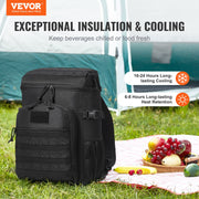 Cooler Bag 25L Insulated Lunch Bag Molle Design & Removable Storage Bags V952-ZSLZBHS25L00QA5GFV0