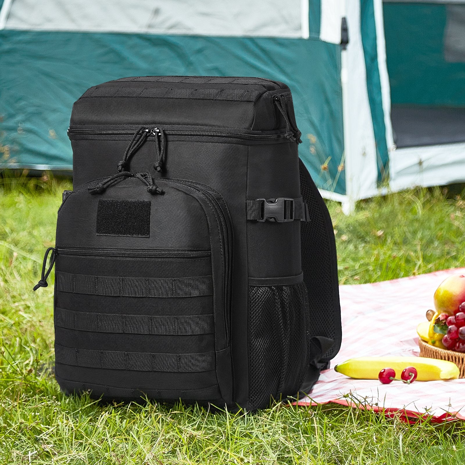 Cooler Bag 25L Insulated Lunch Bag Molle Design & Removable Storage Bags V952-ZSLZBHS25L00QA5GFV0