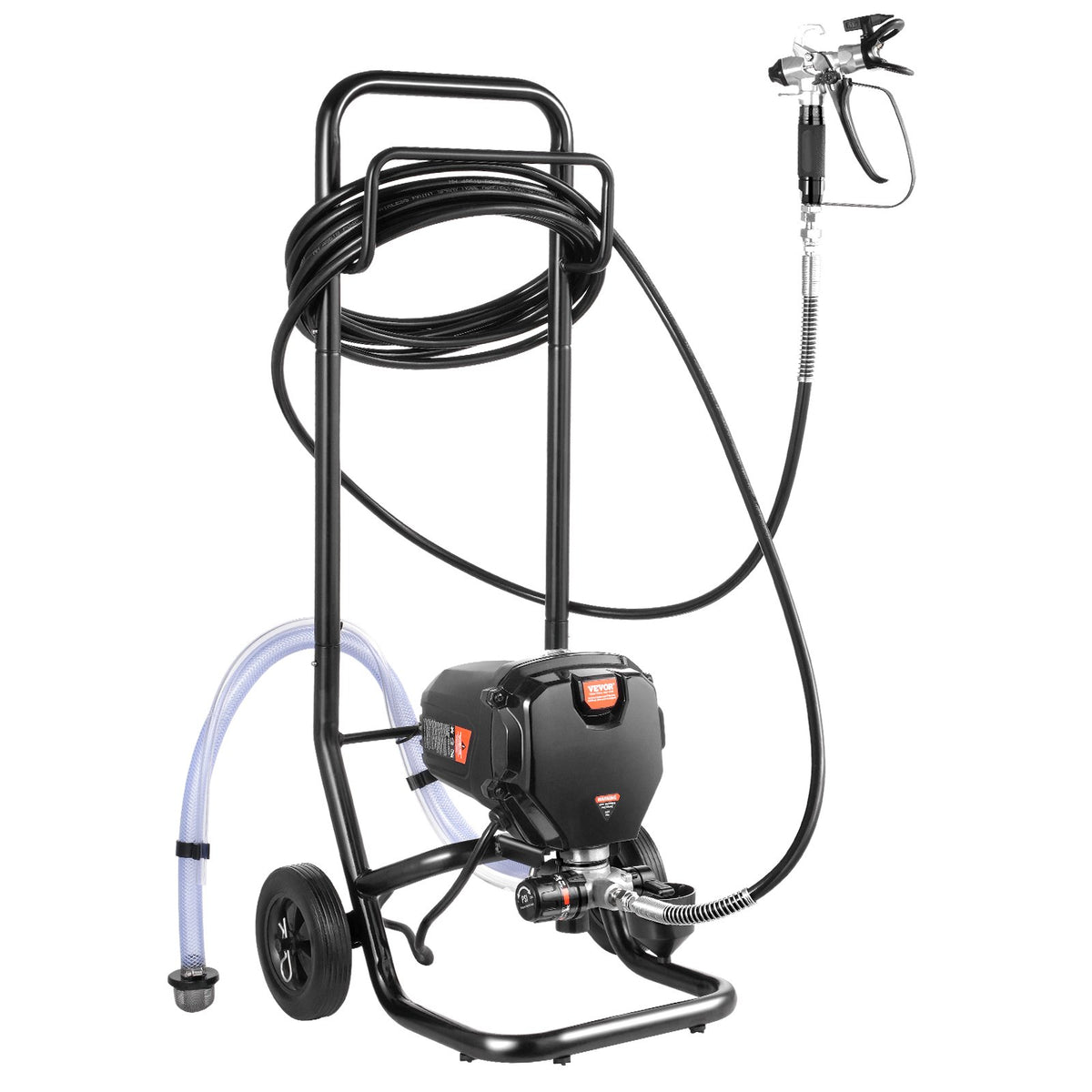 Stand Airless Paint Sprayer, 750W 3000PSI High Efficiency Electric Airless Sprayer With Cart, Fine And Even V952-ZSSGYWQPTJLS5NCXMV3