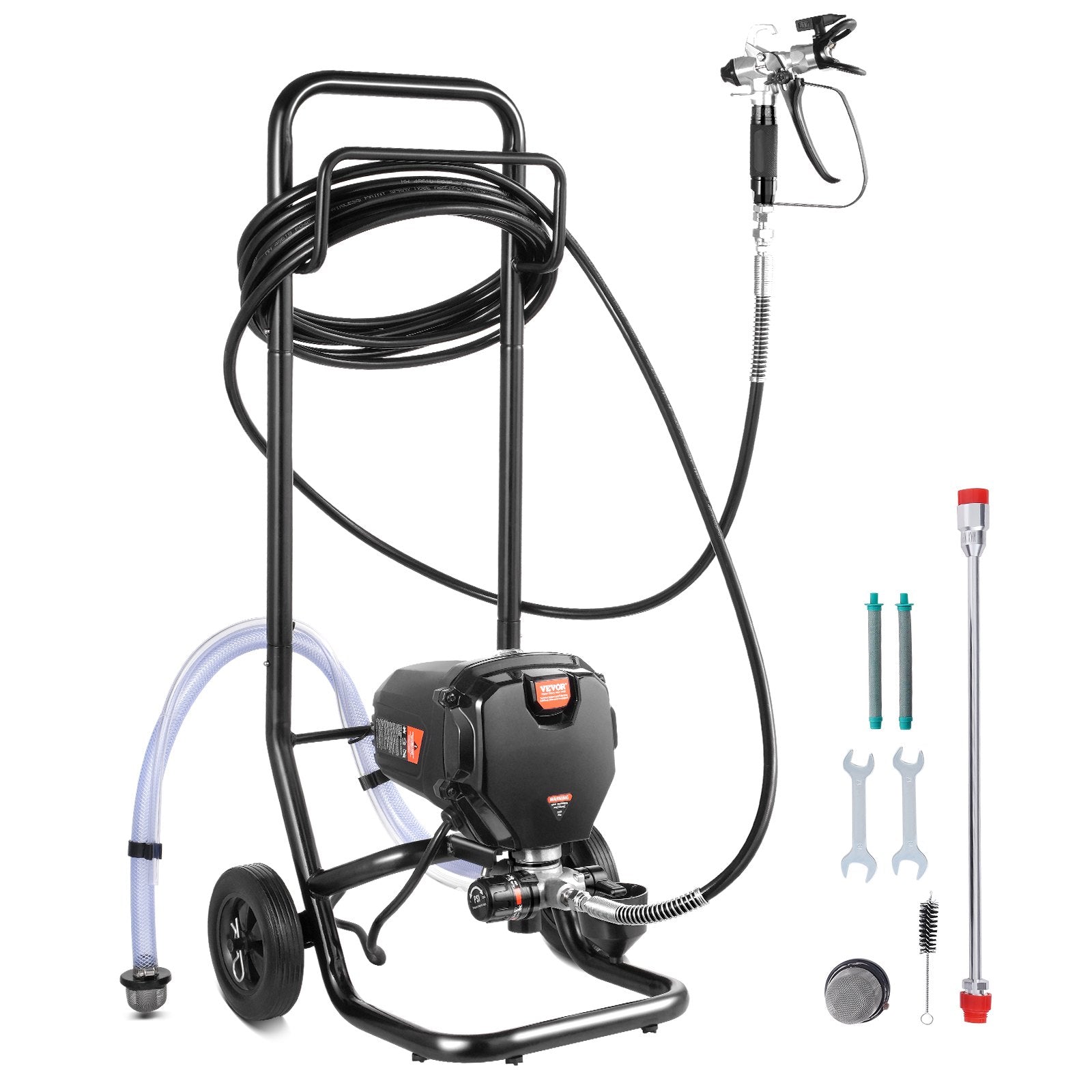 Stand Airless Paint Sprayer, 750W 3000PSI High Efficiency Electric Airless Sprayer With Cart, Fine And Even V952-ZSSGYWQPTJLS5NCXMV3