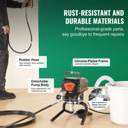 Stand Airless Paint Sprayer, 950W 3000PSI High Efficiency Electric Airless Sprayer, Fine And Even Painting V952-ZSSGYWQPTJSTBSF3UV3