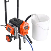 Stand Airless Paint Sprayer, 1500W, 3300PSI High Pressure Airless Sprayer with Cart, Cleaning Brush, Hose, V952-ZSSPTJ1500W0LMIA4001V3