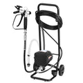 Stand Airless Paint Sprayer, 650W, 3000PSI High Pressure Airless Sprayer with Cart, Cleaning Brush, Hose, V952-ZSSPTJ650W03TBXWZ001V3