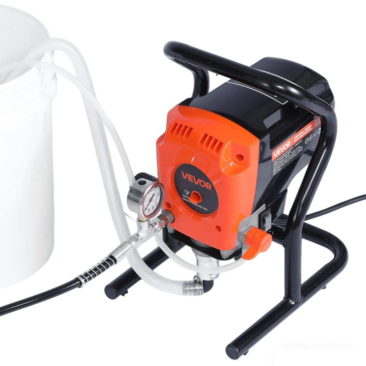 Stand Airless Paint Sprayer, 900W, 3300PSI High Pressure Airless Sprayer, Cleaning Brush, Hose, Extension V952-ZSSPTJ900W04SUV3O001V3