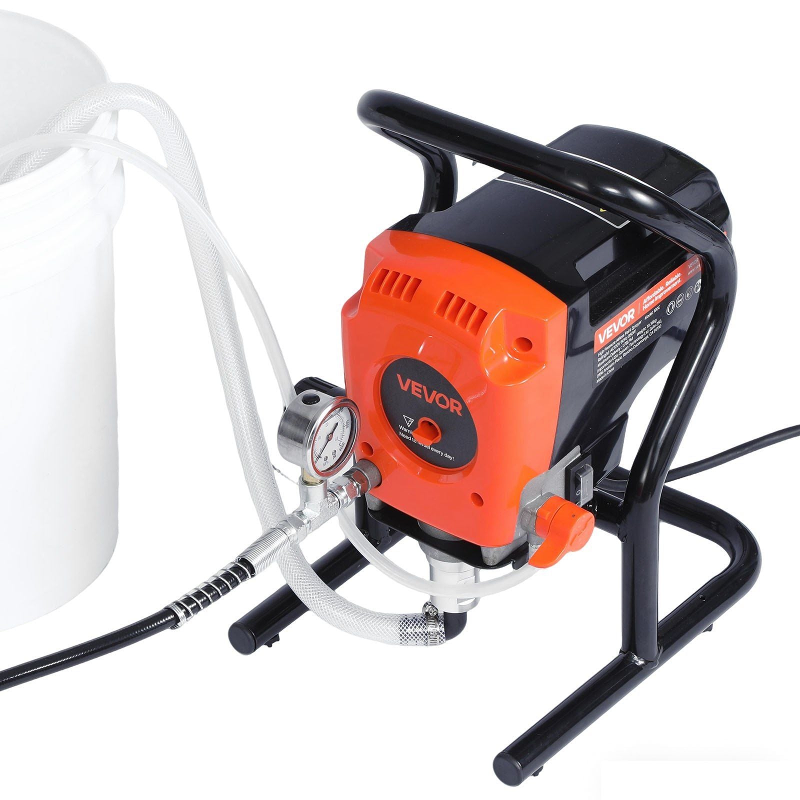 Stand Airless Paint Sprayer, 900W, 3300PSI High Pressure Airless Sprayer, Cleaning Brush, Hose, Extension V952-ZSSPTJ900W04SUV3O001V3