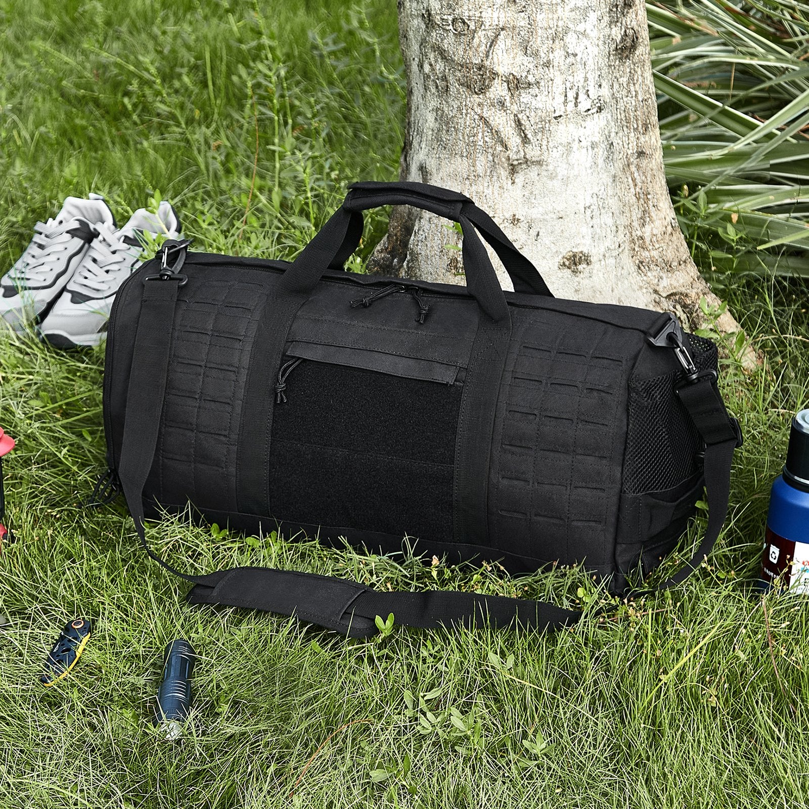 Tactical Duffle Bag 45L Gym Bag Duffle Molle Design & Shoe Compartment V952-ZSXLDHS45L00R8KMZV0