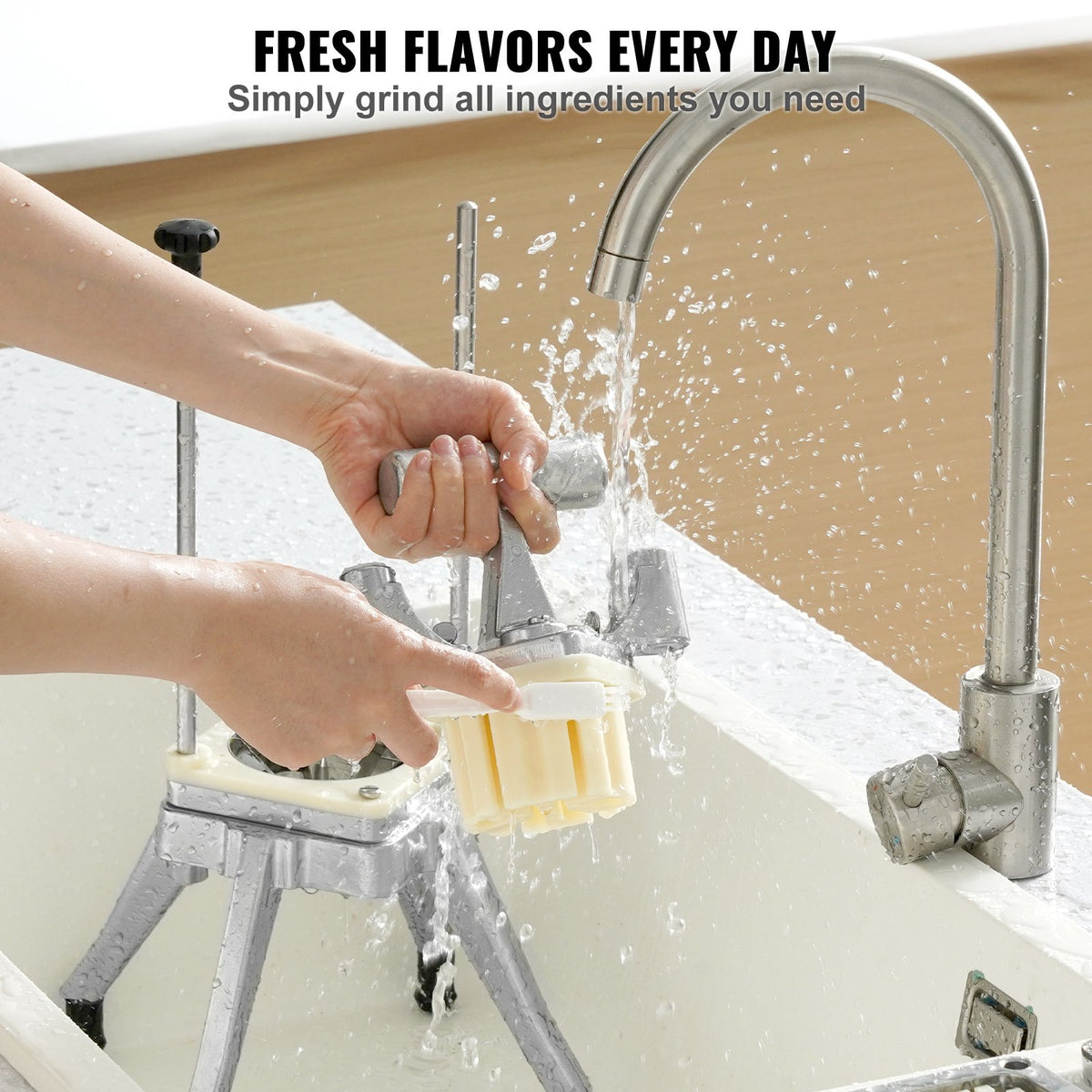 Commercial Vegetable Fruit Chopper 1/4" Blade Heavy Duty Professional Food Dicer Kattex French Fry Cutter V952-ZT14INCH420J2816ZV0