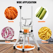 Commercial Vegetable Fruit Chopper 1/4" Blade Heavy Duty Professional Food Dicer Kattex French Fry Cutter V952-ZT14INCH420J2816ZV0