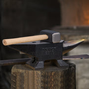 Single Horn Anvil, 22Lbs Cast Steel Anvil, High Hardness Rugged Round Horn Anvil Blacksmith, Large Countertop V952-ZT22LBITALIANJYDMV0