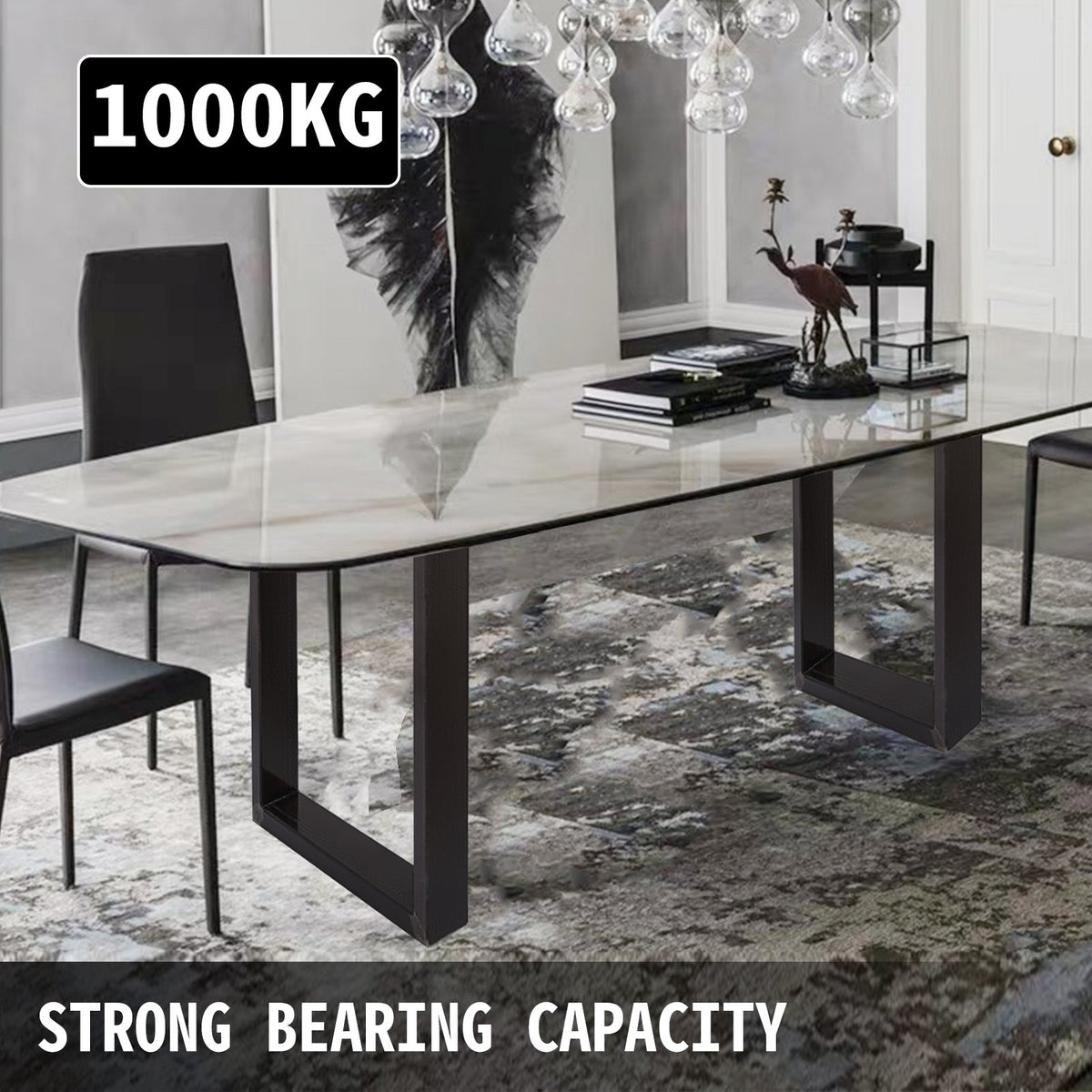 72 x 60 cm Dining Table Legs Office Table Legs Set of 2 Steel Table Legs Computer Desk Legs Steel Bench Legs V952-ZT600X720MM000001V0