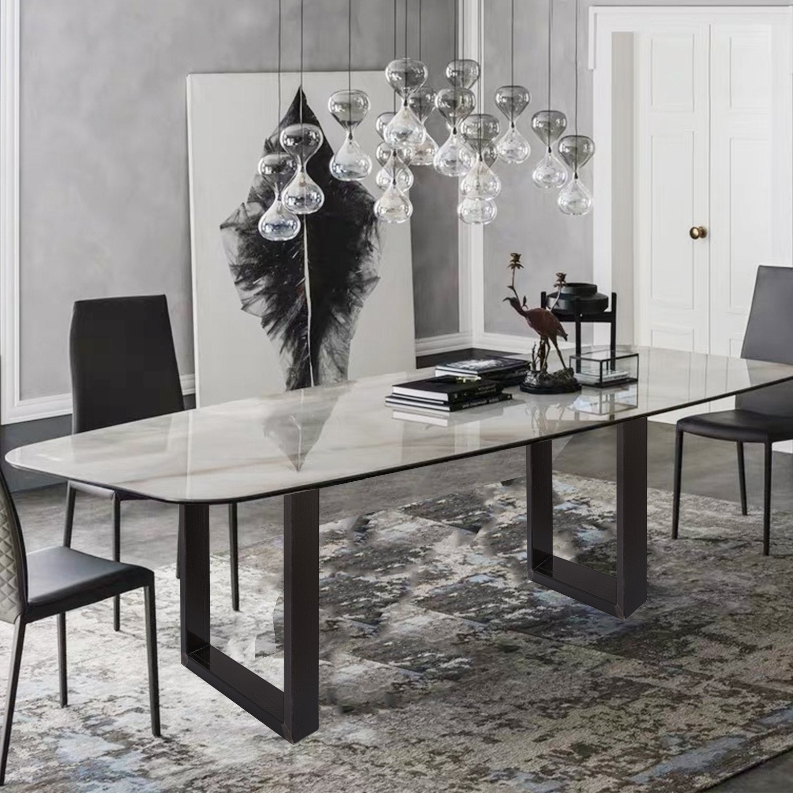 72 x 60 cm Dining Table Legs Office Table Legs Set of 2 Steel Table Legs Computer Desk Legs Steel Bench Legs V952-ZT600X720MM000001V0
