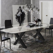Metal Table Legs 28.4 x 29.9 Inch Black Table Legs Premium steel table legs with X-frame style Steel Bench V952-ZT720X760MM000001V0
