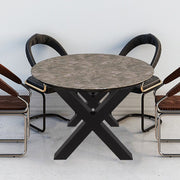 Set of 2 Steel Table Legs, 72cm Height 79cm Wide Dining Table Legs, Heavy Duty 7.9cm Square Box Section X V952-ZT720X790MM000001V0