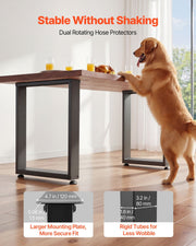 Table Legs, 750 x 900 mm (H x W) Square Steel Furniture Legs, Modular Design, Easy Assembly, 1000 kg Max Load V952-ZTCFKFX2835II5NSO001V0
