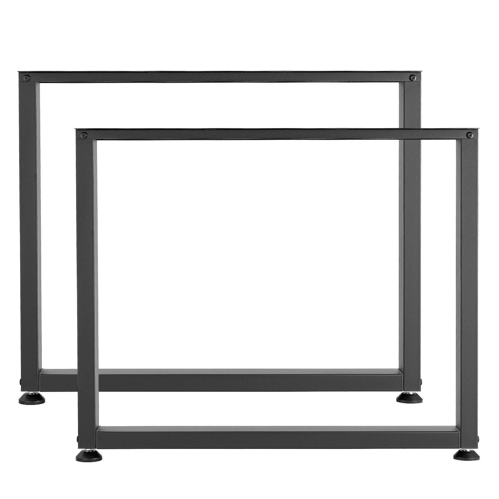 Table Legs, 750 x 900 mm (H x W) Square Steel Furniture Legs, Modular Design, Easy Assembly, 1000 kg Max Load V952-ZTCFKFX2835II5NSO001V0