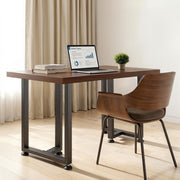 Table Legs, 740 x 450 mm (H x W) Square T Shape Steel Furniture Legs, Modular Design, Easy Assembly, 1000 kg V952-ZTCFKFXTK281F1QMG001V0