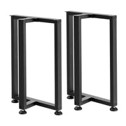 Table Legs, 740 x 450 mm (H x W) Square T Shape Steel Furniture Legs, Modular Design, Easy Assembly, 1000 kg V952-ZTCFKFXTK281F1QMG001V0