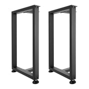 Table Legs, 740 x 450 mm (H x W) Square T Shape Steel Furniture Legs, Modular Design, Easy Assembly, 1000 kg V952-ZTCFKFXTK281F1QMG001V0
