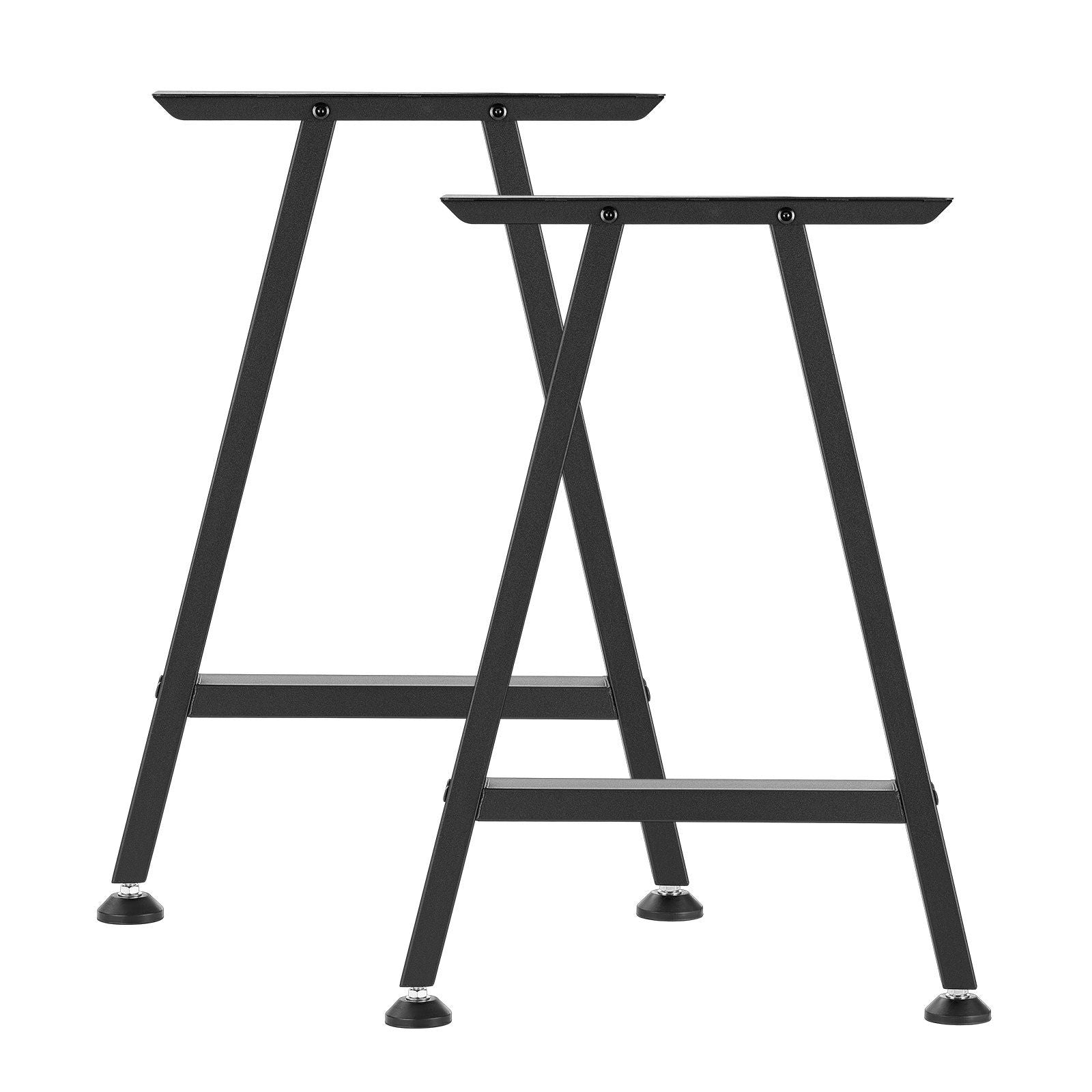 Table Legs, 740 x 550 mm (H x W) Trapezoid Steel Furniture Legs, Modular Design, Easy Assembly, 1000 kg Max V952-ZTCFKTX281772W9UW001V0