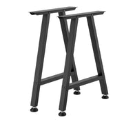 Table Legs, 740 x 550 mm (H x W) Trapezoid Steel Furniture Legs, Modular Design, Easy Assembly, 1000 kg Max V952-ZTCFKTX281772W9UW001V0