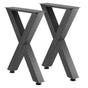 Table Legs, 750 x 600 mm (H x W) Steel Furniture Legs, Modular Design, Easy Assembly, 1000 kg Max Load Heavy V952-ZTCFKXX2824IDAGR1001V0