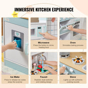 Kitchen Playset Kids Pretend Cooking Play Toy 24 Piece Accessories White V952-ZTCFWJTZBSYTDP0TCV9