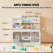 Kitchen Playset Kids Pretend Cooking Play Toy 24 Piece Accessories White V952-ZTCFWJTZBSYTDP0TCV9