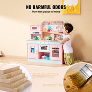 Kitchen Playset Kids Pretend Cooking Play Toy 24 Piece Accessories Pink V952-ZTCFWJTZFSYTB3XWQV9