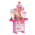 Kitchen Playset Kids Pretend Cooking Play Toy 48 Piece Accessories Pink V952-ZTCFWJTZFSYTEOYKSV9