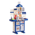 Kitchen Playset Kids Pretend Cooking Play Toy 48 Piece Accessories Blue V952-ZTCFWJTZLSYTYQH58V9