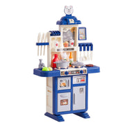Kitchen Playset Kids Pretend Cooking Play Toy 48 Piece Accessories Blue V952-ZTCFWJTZLSYTYQH58V9