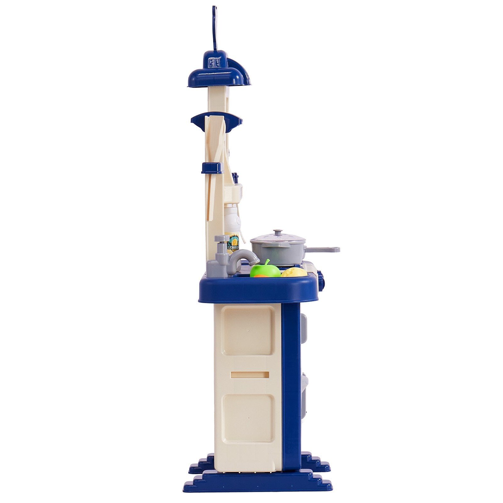Kitchen Playset Kids Pretend Cooking Play Toy 48 Piece Accessories Blue V952-ZTCFWJTZLSYTYQH58V9