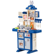 Kitchen Playset Kids Pretend Cooking Play Toy 48 Piece Accessories Blue V952-ZTCFWJTZLSYTYQH58V9
