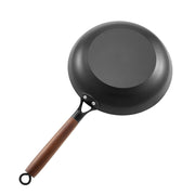 Cast Iron Skillet, 3-Piece Frying Pan Set (205, 265, 310 mm), Nonstick Skillets with Detachable Wood Handle, V952-ZTCG81012INC606UR001V0