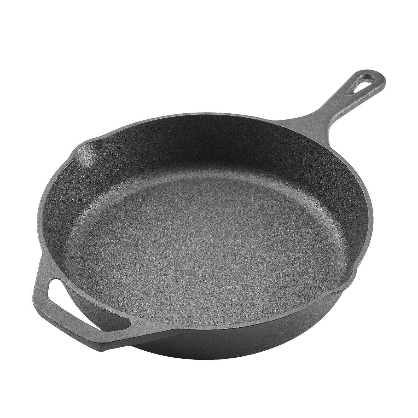Cast Iron Skillet, 4 Pcs Frying Pan Set (155, 205, 260, 305 mm), Skillets with Heat-Resistant Silicone V952-ZTCGSJTCT681923OS001V0
