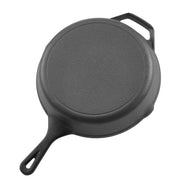 Cast Iron Skillet, 4 Pcs Frying Pan Set (155, 205, 260, 305 mm), Skillets with Heat-Resistant Silicone V952-ZTCGSJTCT681923OS001V0