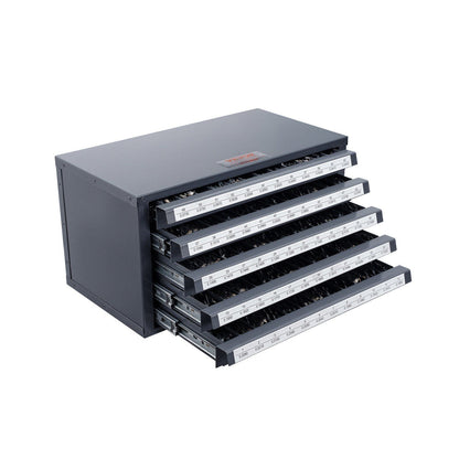 Drill Bit Dispenser Cabinet, Five-Drawer Drill Bit Organizer Cabinet for #1 to #60 Steel Drill Dispenser V952-ZTFPGJX1D60WON2CZV0