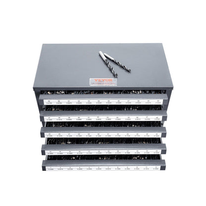 Drill Bit Dispenser Cabinet, Five-Drawer Drill Bit Organizer Cabinet for #1 to #60 Steel Drill Dispenser V952-ZTFPGJX1D60WON2CZV0