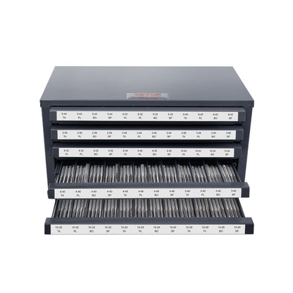 Tap Dispenser Cabinet, Five-Drawer Tap Organizer Cabinet for #2-56-#12-28 Steel Tap Dispenser Organizer V952-ZTFPGJX256D1DU5WJV0