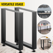 Black Table Legs Frame Metal Dining Table Desk 600X720MM V952-ZTHS600X720MM0001V0
