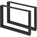 Black Metal Table Legs Set of 2 Steel Table Legs 800x720 MM Dining Table Legs Office Table Legs Computer Desk V952-ZTHS800X720MM0001V0